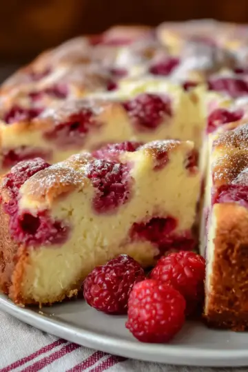 Raspberry Ricotta Cake