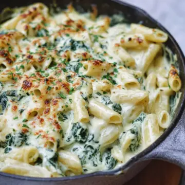 Creamed Spinach Mac & Cheese