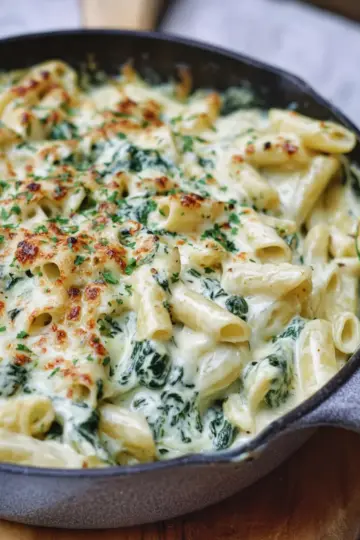 Creamed Spinach Mac & Cheese