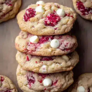 White Chocolate Raspberry Cookies