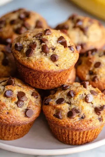 Banana Chocolate Chip Muffins