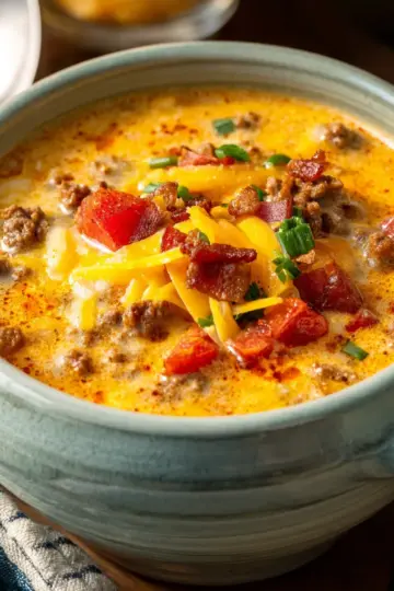 Cheeseburger Soup