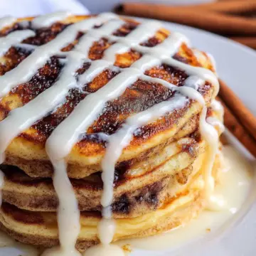 Cinnamon Roll Pancake Recipe