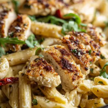 Garlic Parmesan Chicken Pasta