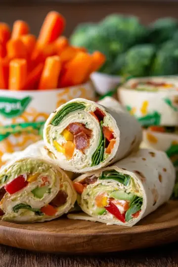 Veggie Tortilla Roll Ups