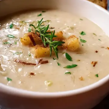Roasted Garlic Potato Soup