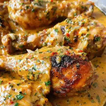 Creamy Garlic Chicken Drumsticks