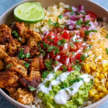 Chicken Burrito Bowls