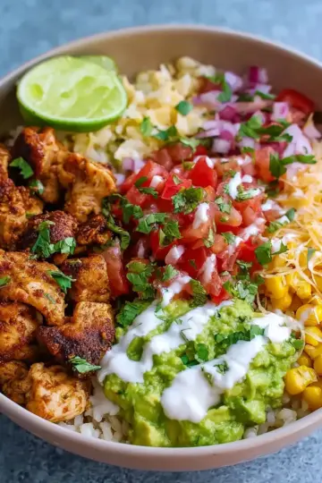 Chicken Burrito Bowls