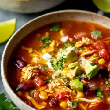 The Best Chicken Taco Soup