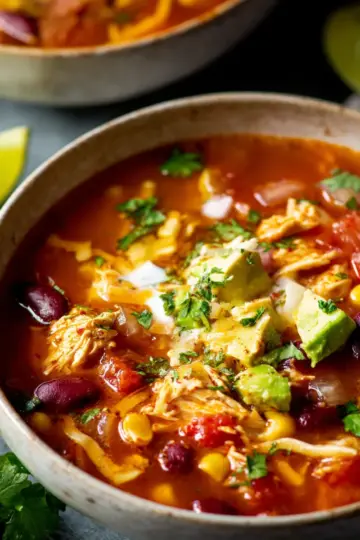 The Best Chicken Taco Soup