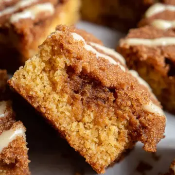 Cinnamon Sugar Blondies