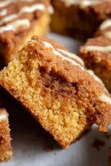 Cinnamon Sugar Blondies