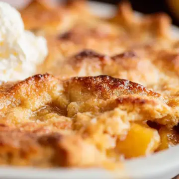 Double Crust Peach Cobbler