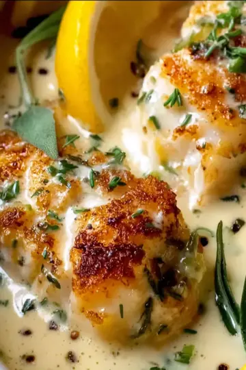 Savory Baked Cod in Coconut-Lemon Cream Sauce Recipe