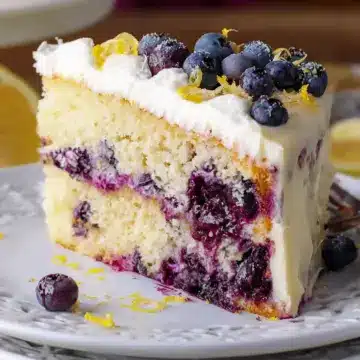 Lemon Blueberry Cake (The BEST)