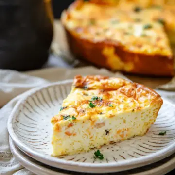 Cottage Cheese Crustless Quiche