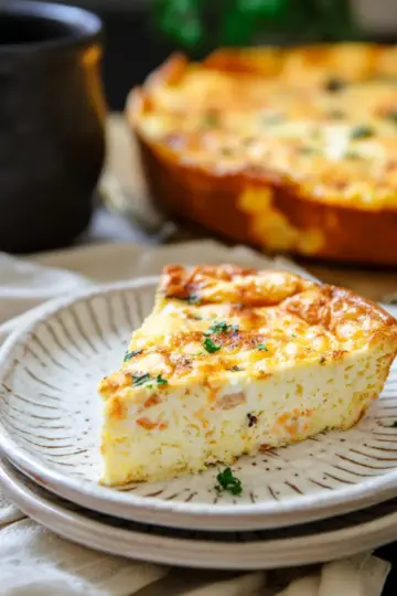Cottage Cheese Crustless Quiche