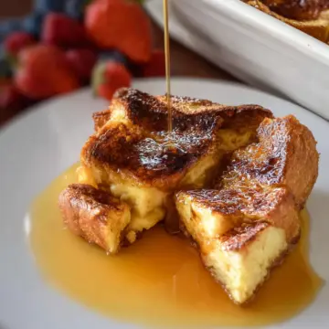 Crème Brûlée French Toast (Easy Overnight Casserole)