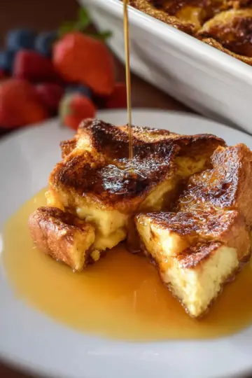 Crème Brûlée French Toast (Easy Overnight Casserole)
