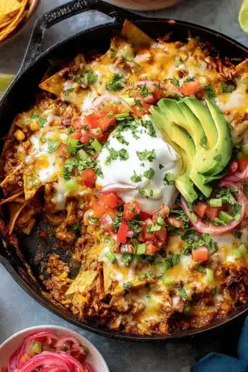 One Pan Enchilada Skillet