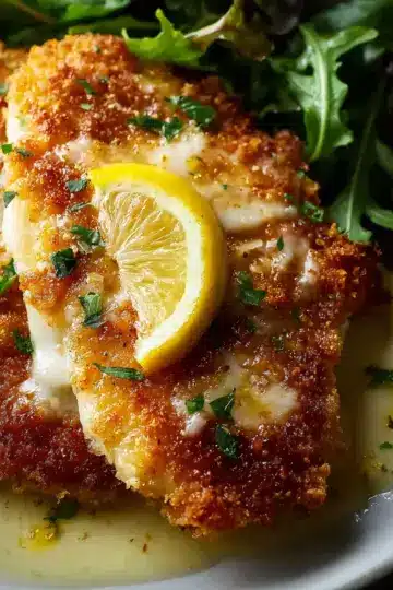 Zesty Lemon Pecorino Crispy Chicken