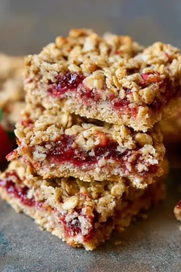 Berry Oat Bars | Healthy One Bowl Recipe