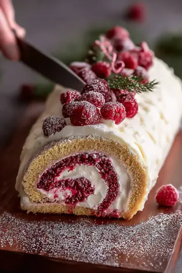 Christmas Raspberry Cake Roll How To Wow Guests in 7 Steps