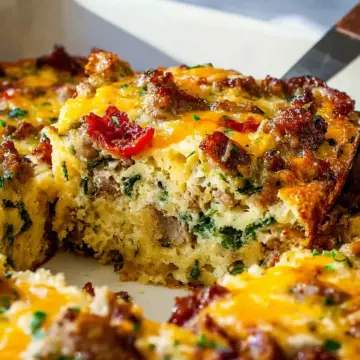 Cheesy Sausage Breakfast Casserole