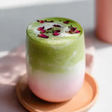 Rose Matcha Latte