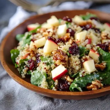 Apple Walnut Quinoa Salad