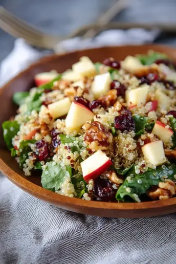 Apple Walnut Quinoa Salad