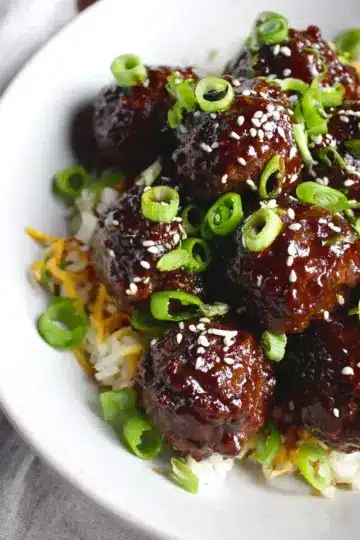 Mongolian Beef Meatballs