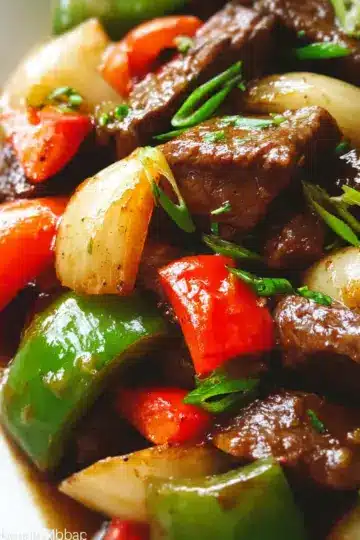 Pepper Steak and Onions