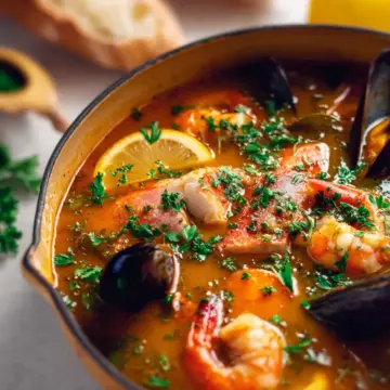Bouillabaisse (Classic French Fish Soup)