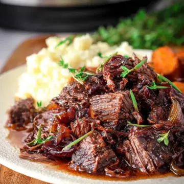 Slow Cooker Beef Manhattan