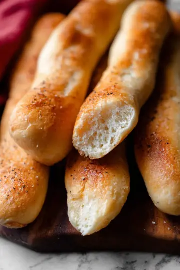 Homemade Soft Breadsticks