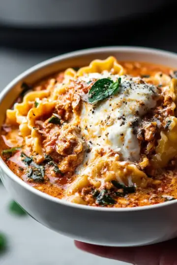 Instant Pot Lasagna Soup
