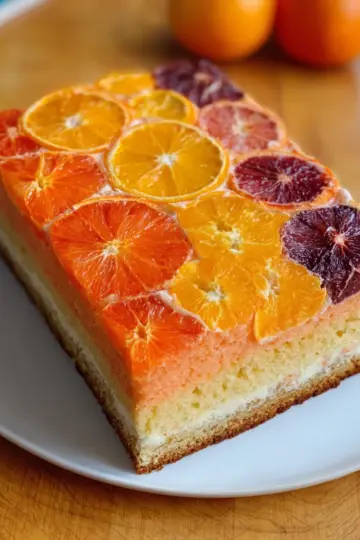 Citrus Ombré Cake