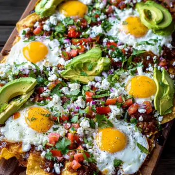 Huevos Rancheros Breakfast Nachos