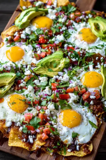 Huevos Rancheros Breakfast Nachos