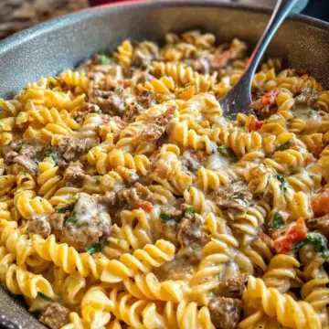 Philly Cheesesteak Pasta