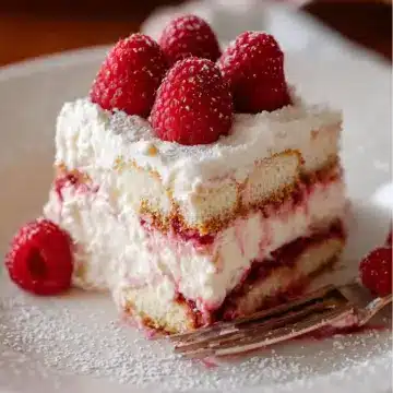 White Chocolate Raspberry Tiramisu