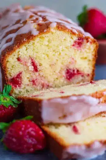 Strawberry Pound Cake
