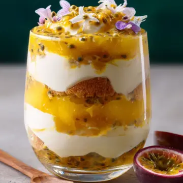 Lemon, Mango & Passionfruit Trifle