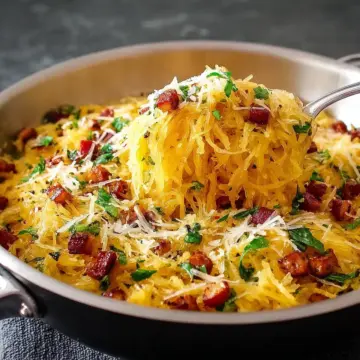 Spaghetti Squash Carbonara