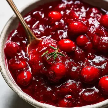 Homemade Cranberry Sauce (3 Ingredients!)