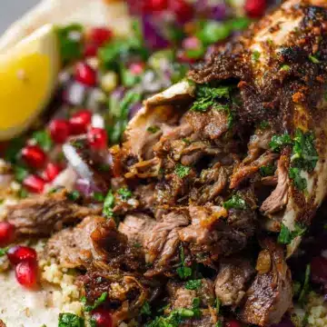 Slow Cooked Lamb Shawarma