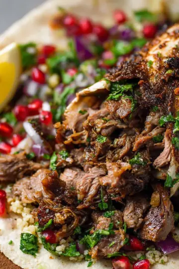 Slow Cooked Lamb Shawarma