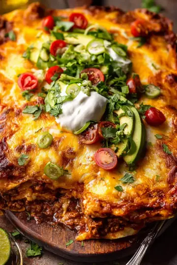 Beef Enchilada Casserole